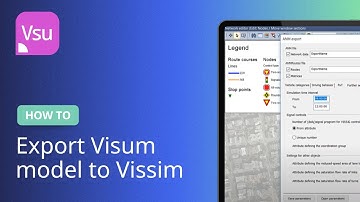 Export to PTV Vissim  | PTV Visum | Tutorial
