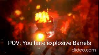 Half-Life 2: You hate explosive barrels
