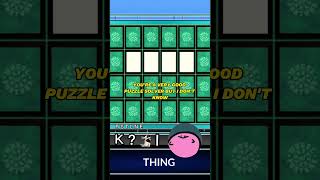 Kirby vs. Wheel of Fortune! #kirby #kirbo