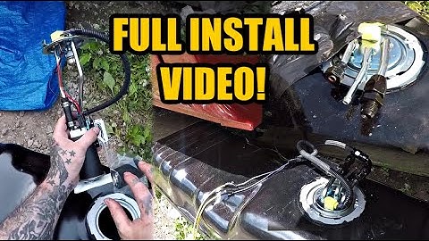 How To Install Your Sending Unit, Fuel Pump And AN Fittings For Your LS SWAP Square Body Chevy