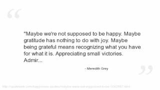 Meredith Grey Quotes