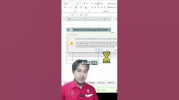 Guna borang masukkan data #excel