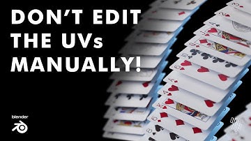 Fully UV Unwrapped Deck of Cards in 5 Minutes - Blender Tutorial
