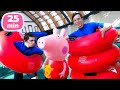 Школа героев Акватим - Приключения игрушек! Супергерои и роботы в видео для детей в аквапарке
