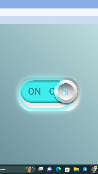 ON OFF Switch Input Neon Button Using HTML CSS & JavaScript |# ...
