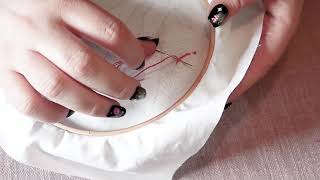 How To Tie Off Your Stitches - Hand Embroidery For Beginners