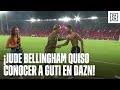 Guti y su momentazo con los jugadores del real madrid en dazn bellingham quiso conocerlo