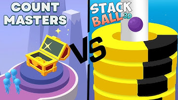 Count Master 🆚 Stack Ball / Android IOS Gameplay 2025