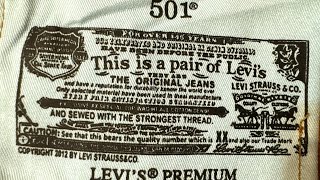 Мужские джинсы Levis 501 premium Pakistan на болтах