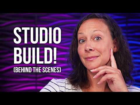 🔴 Behind the scenes - studio build!!