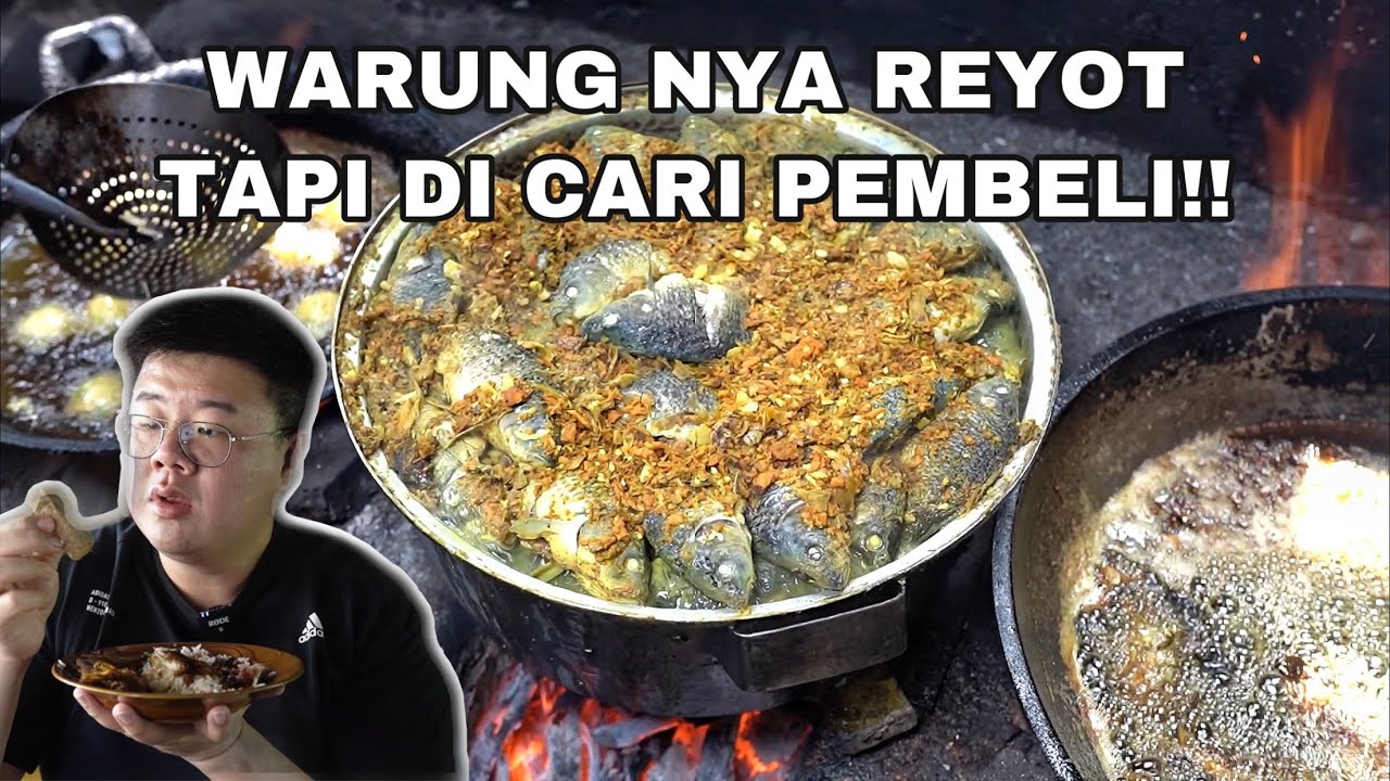  JARANG DITEMUKAN  MAK EYOT MASAKNYA PAKE KAYU BAKAR 