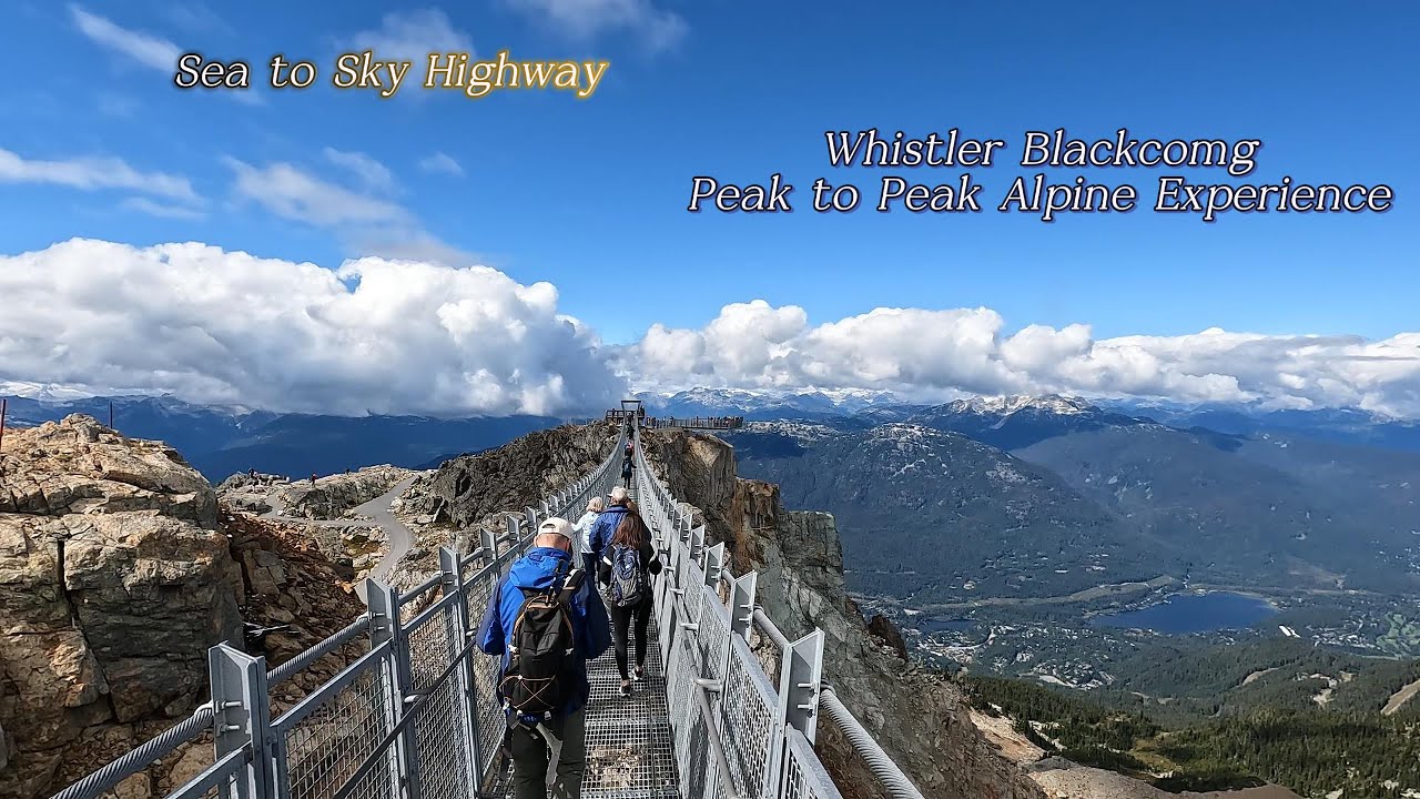 North Cascade National Park. Whistler Alpine Experience, Sea to Sky Highway. Cloudraker Skybridge