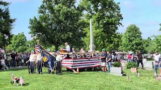 Art Rausch speaks at Bellefontaine Memorial Day Ceremony May 25, 2025