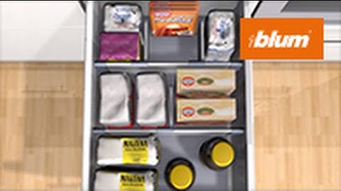 ORGA-LINE: Practical organisation system for baking ingredients | Blum