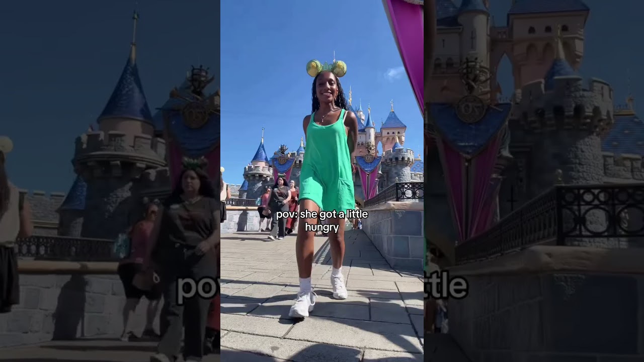 popped me out at disney?? izabelamarie #foryou #disneyland #foryou #bestfriends #funny