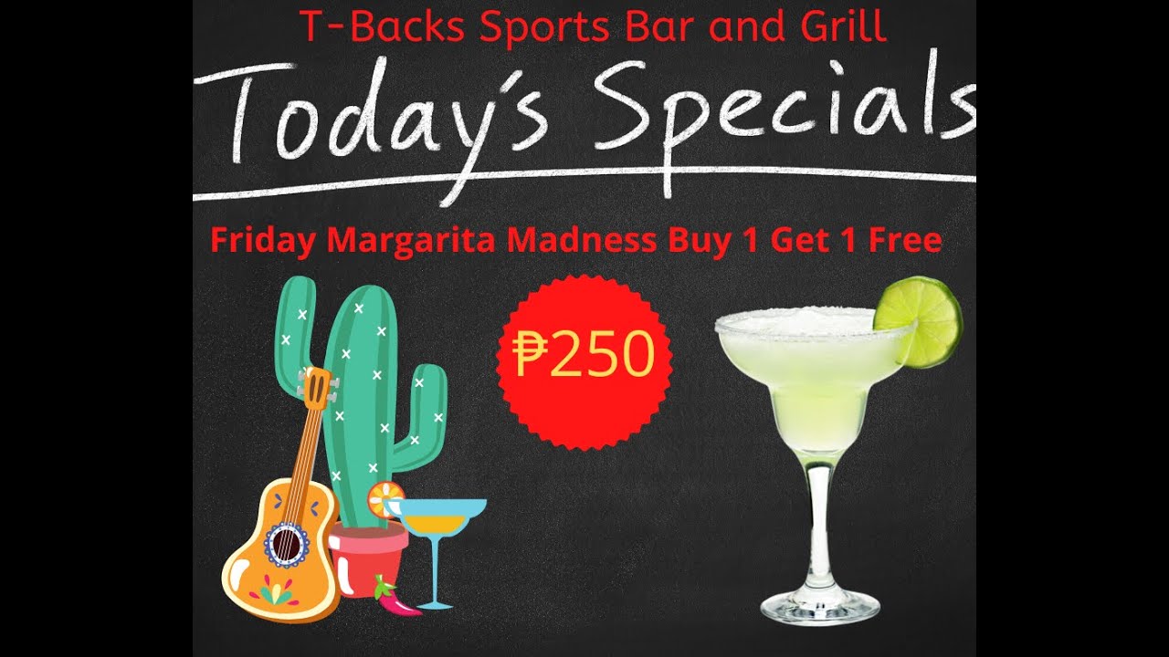 TBacks Sports Bar and Grill Sports Schedule and Chicken Fajitas special for Friday May 12, 2023