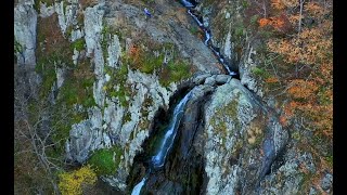 Boyana waterfall in the outskirts of  Vitosha mountain in Bulgaria/ Боянски водопад /Витоша