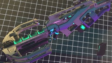 Sci-fi Crossbow 3d modeling blender #1