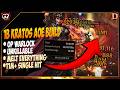 WARLOCK 1 Billion AoE KRATOS Un-killable OP PvE Build | Diablo Immortal