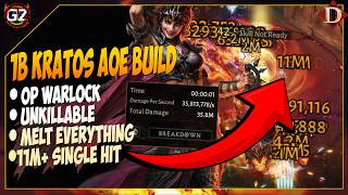 WARLOCK 1 Billion AoE KRATOS Un-killable OP PvE Build | Diablo Immortal