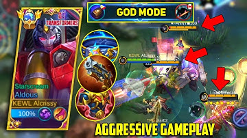 ALDOUS GOD MODE! WIN AGAINST AGGRESSIVE OPPONENTS! NEW BUILD 2023! ALDOUS BEST BUILD 2023 - MLBB