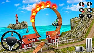 Bike Stunt Racing Games 3D : Trial Bike Games #Gameplay #02 screenshot 3