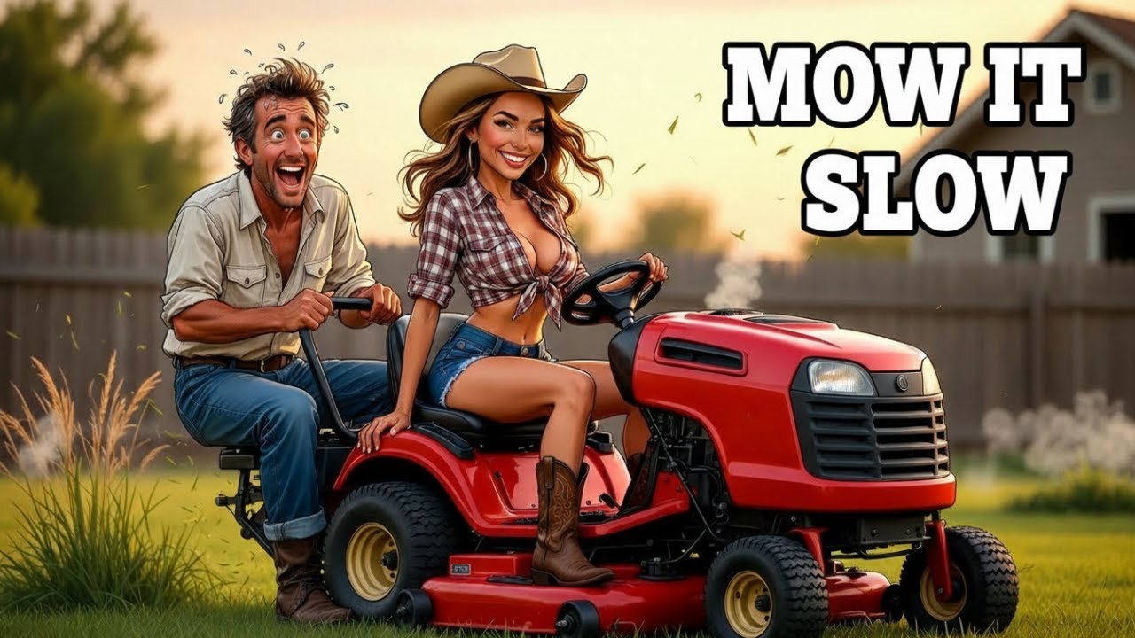 Mow My Lawn Slow, Darlin' 😏🌿 | Funny Country Song