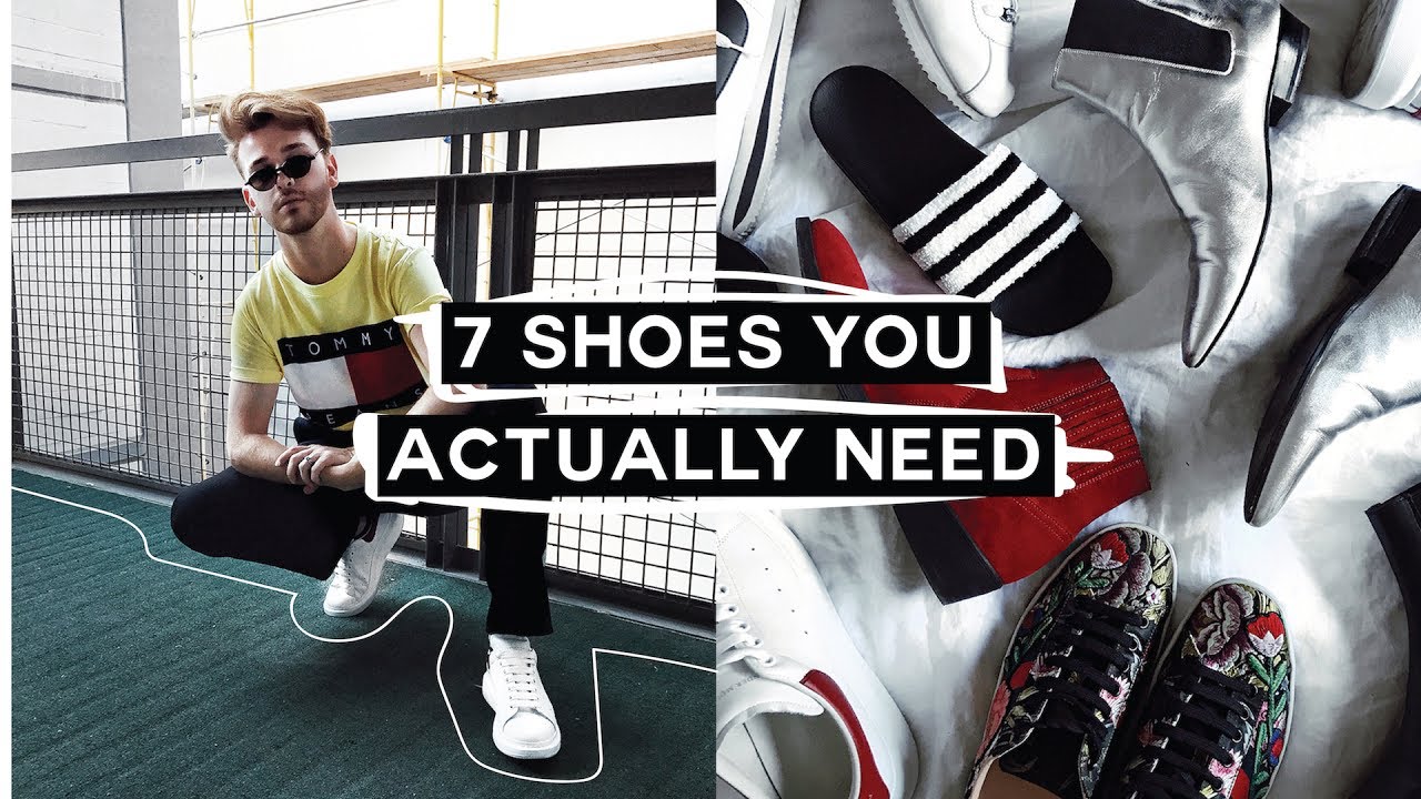 7 Shoes YOU NEED in your Closet 👟 THE BEST WARDROBE ESSENTIALS // Imdrewscott - YouTube