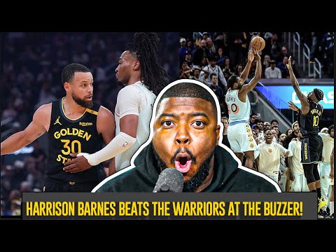I Cant Believe Harrison Barnes SPOILED The Golden State Warriors PLAYOFF HOPES With A Game Winner!