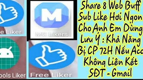 Hướng Dẫn Buff Like - Sub Facebook || Share 8 Web Buff Like - Sub Facebook Mới Nhất