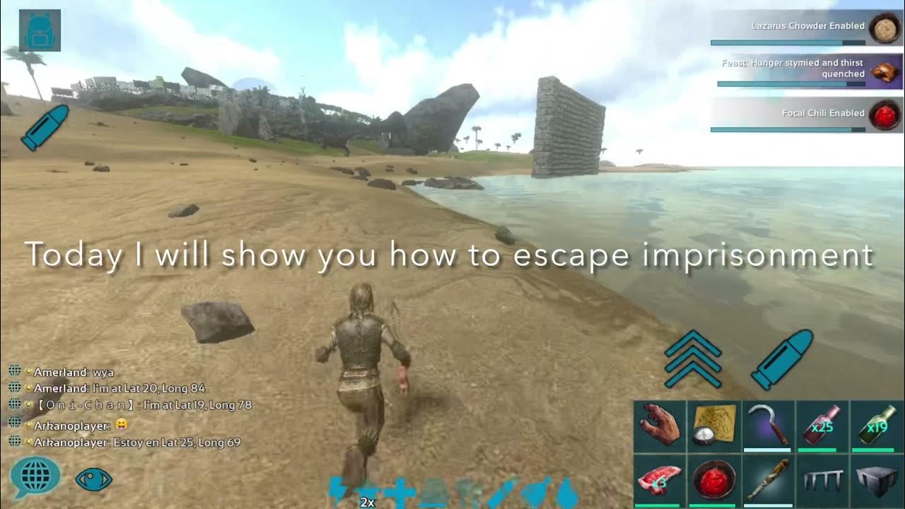 How to get out of handcuffs Official Pvp Ark Mobile YouTube