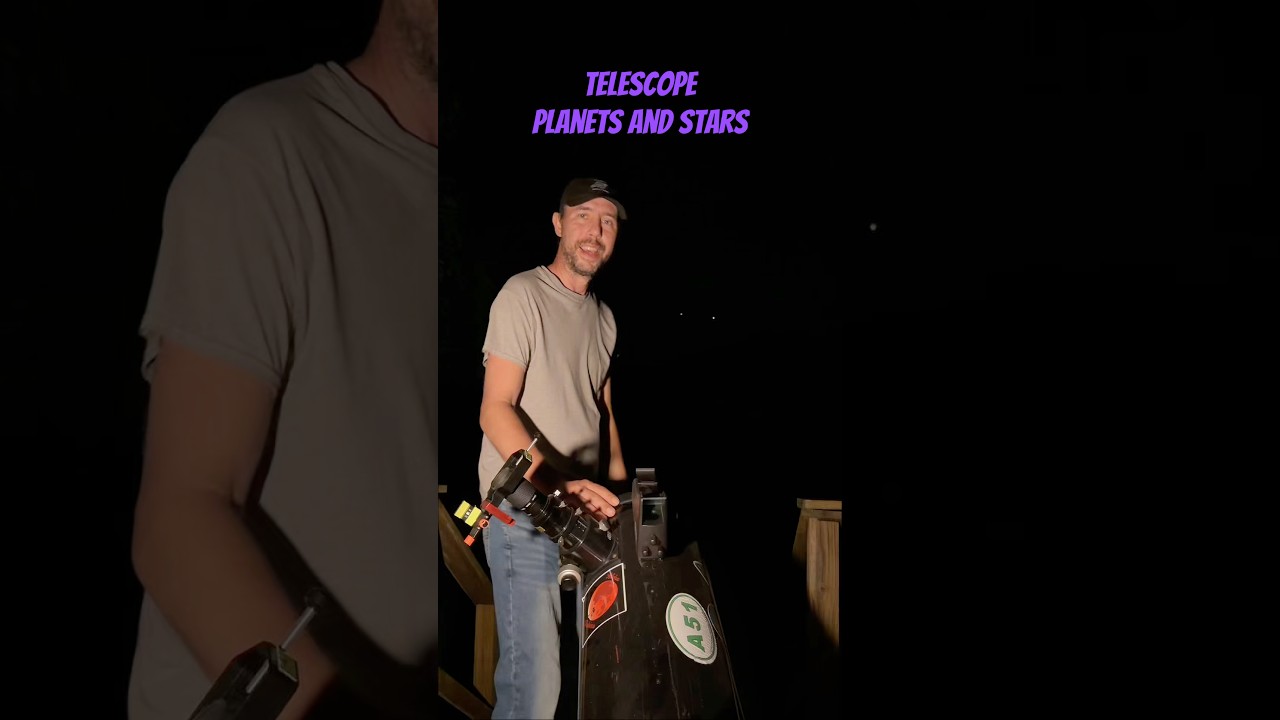 Planets & Stars through telescope