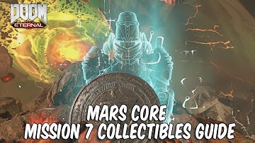 DOOM Eternal - Mission 7: Mars Core Collectable Locations (Suit Upgrades, Toys, Keys, Runes, Etc.)