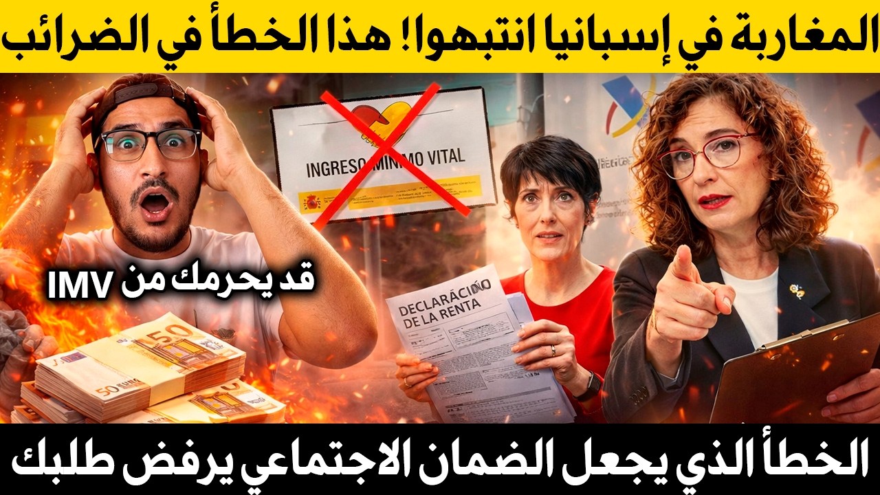 مغاربة في إسبانيا انتبهوا خطأ في Declaración de la Renta قد يرفض لك IMV في إسبانيا حتى لو كنت تستحقه