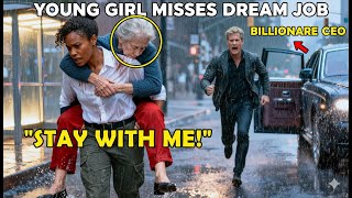 Young Girl Misses His Dream Job to Help an Elderly Woman, Not Knowing Her CEO Son Arrives