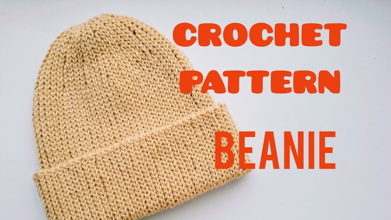 Crochet Pattern for Beanie Hat | Free Crochet Pattern |Step by Step 