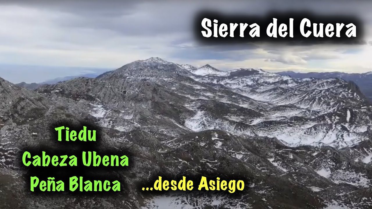Sierra del Cuera, picos Tiedu, Cabeza Ubena y Peña Blanca