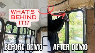 Removing the Side Panels & Figuring Out Our Fiberglass Walls
