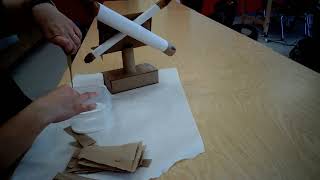 Trophy: step 3 - paper mache - YouTube