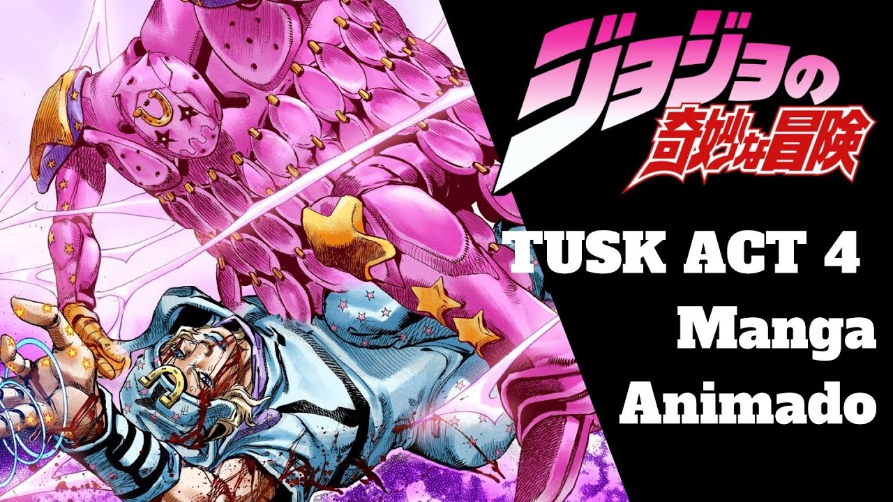 TUSK ACT 4 with JOHNNY JOESTAR THEME / JoJo Steel Ball Run Manga ANIMATION  