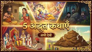 5 अद्भुत हिंदू कथाएँ जो आपको चौंका देंगी | कर्म, दान और भगवान की लीला