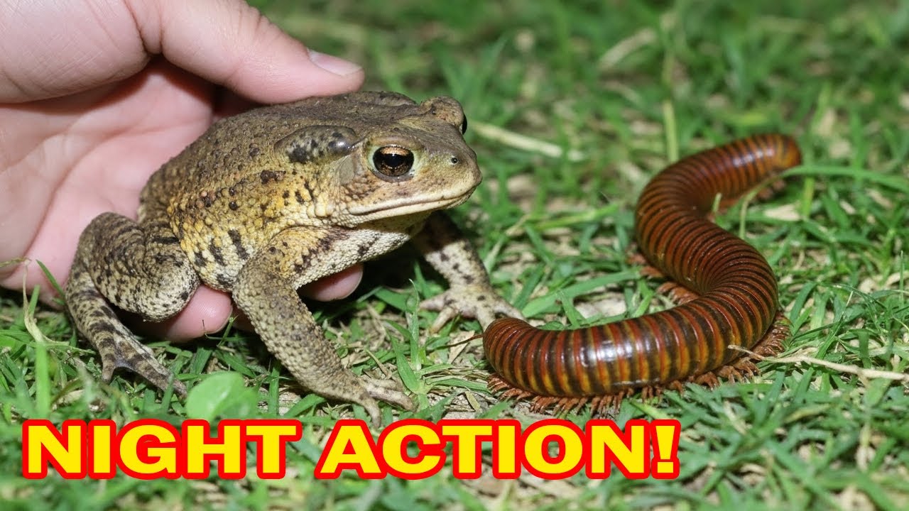 Toad vs. Toad Millipede: A Natural Predation Study