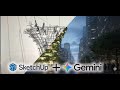 #11 SKETCHUP + AI SKETCHUP || GEMINI || EXTRUSION TOOLS