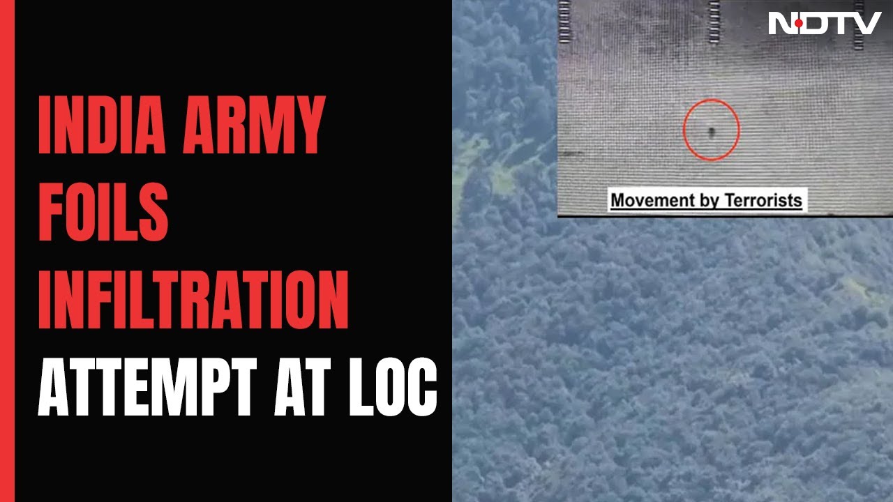 On Camera, Terrorists Seen Attempting To Infiltrate Near Line Of Control
