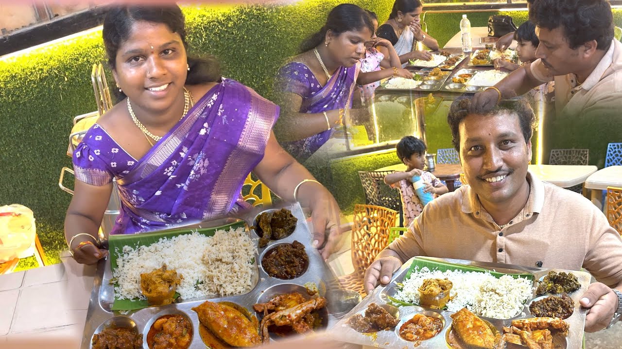 7 రకాల నాన్ వెజ్ కర్రీలతో భోజనం చేయడానికి వెళ్లినం || MKTV VLOGS #MKTVVARSHINI #VLOG 628