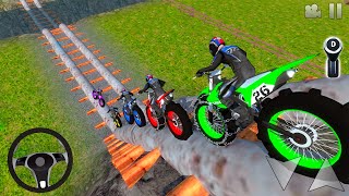 Impossible Bike Stunt Driving - Motocross Dirt Bike Racing Simulator 3D #1 - Android / IOS GamePlay screenshot 2