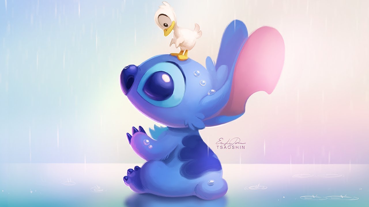 Stitch 626 Day 2018 Time Lapse Digital Painting YouTube