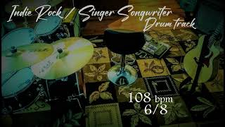 Indie Singer Songwriter Drum Track 6/8 108 bpm