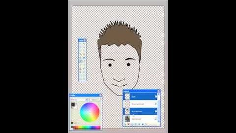 Julian Opie Style Portraits using Paint.Net part 4