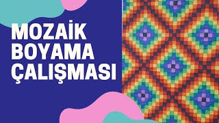 Mozai̇k Boyama Çalişmasi 